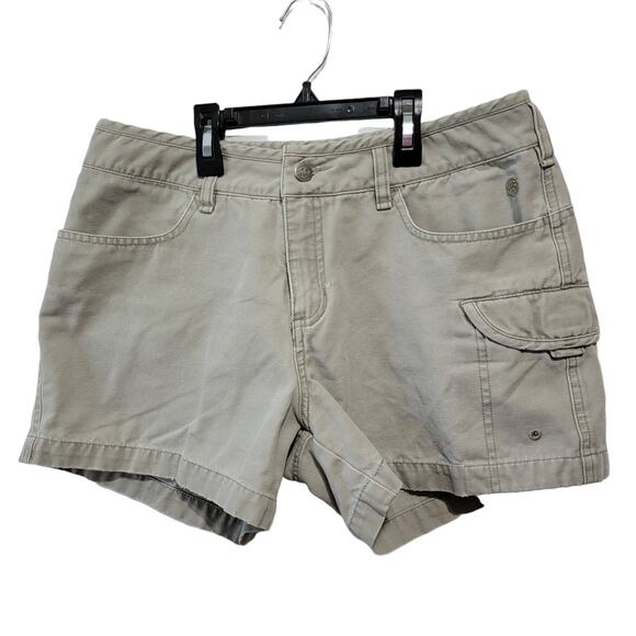 The North Face Womens Shorts Khaki A5 Series Midrise Size 8 - Picture 1 of 13